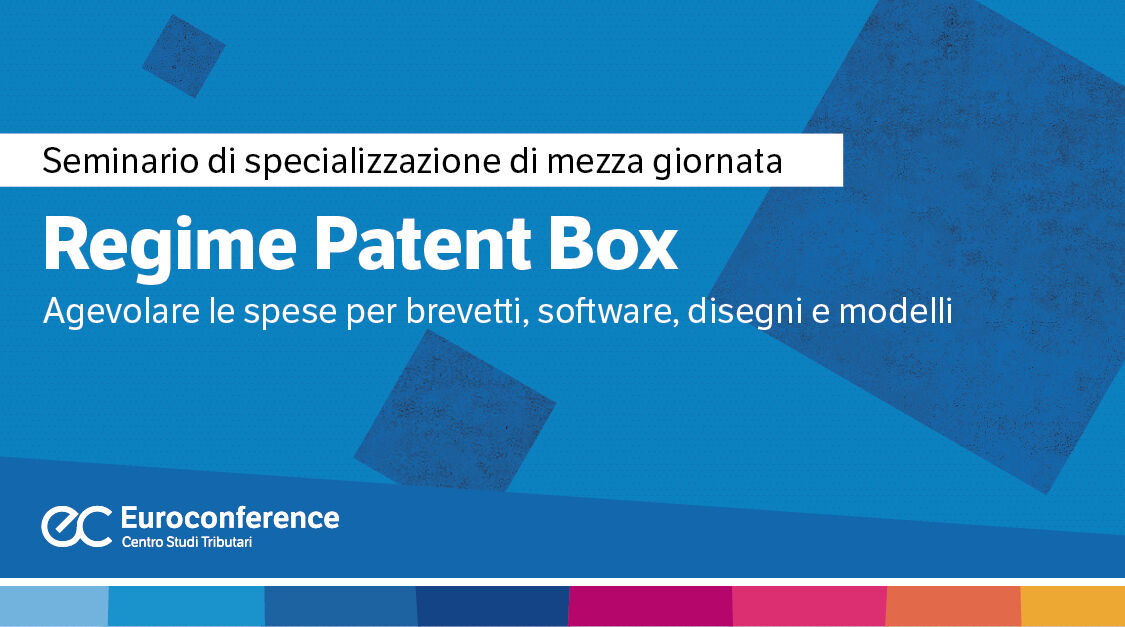 Immagine Regime Patent Box | Euroconference